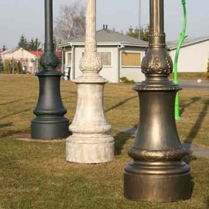 Cast iron Lamp post in Vietnam