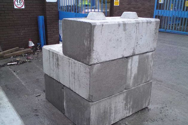 Concrete counterweight