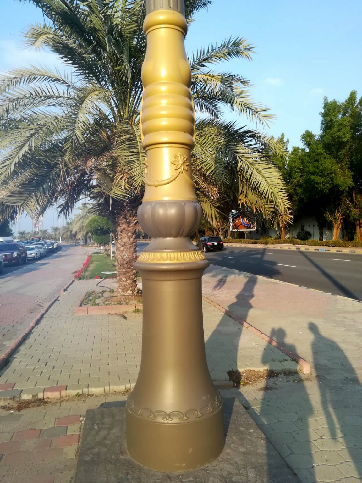 cast-iron-lamp-post-suppliers-lighting-project-in-middle-east