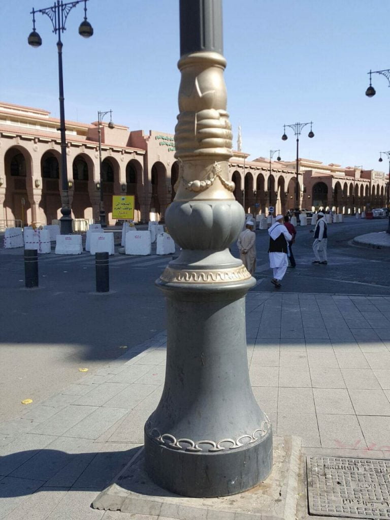Lamp post project in Morocco