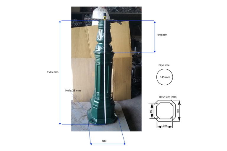 5 Globe Outside Decorative Lamp post Contemporary Street Light Pole