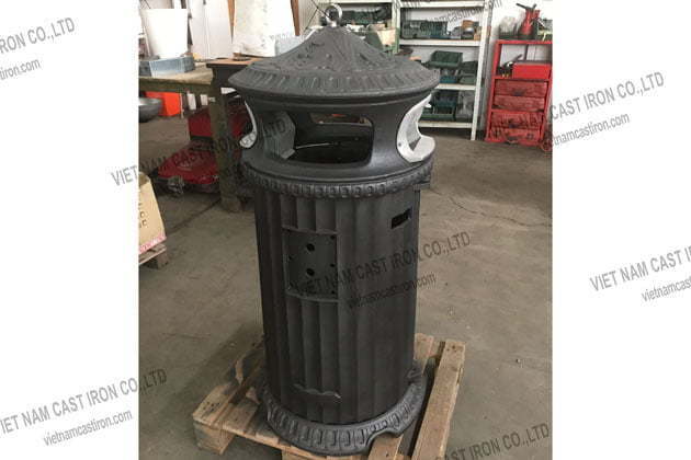 Litter bin produced by Vietnam Cast Iron