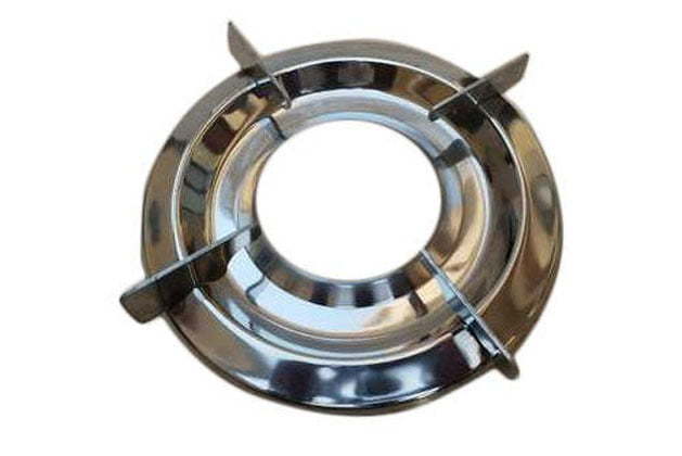 Stainless steel pan support