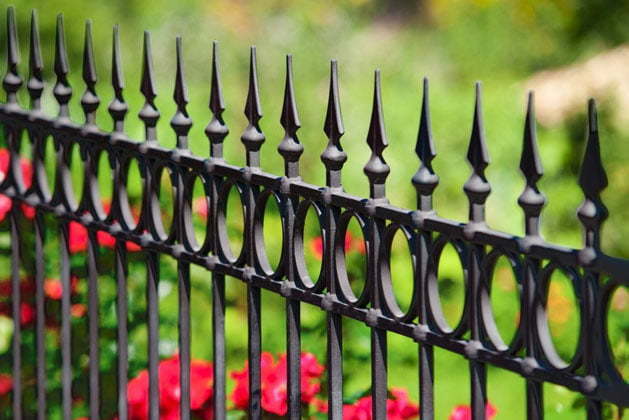 cast iron fence