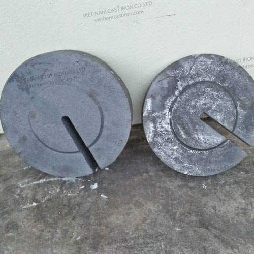 CW02 Cast Iron Round Counterpoise Slotted Weight