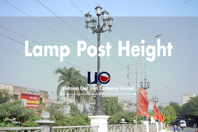 Lamp post height