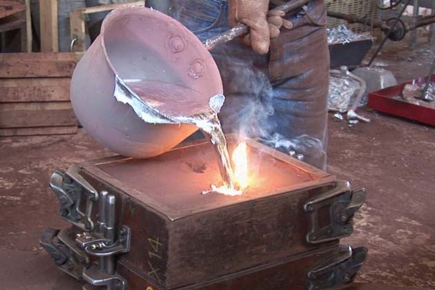 Aluminum sand casting