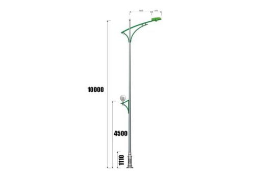 Lamp Post Height For Each Area How Tall Are Outdoor Lighting Poles