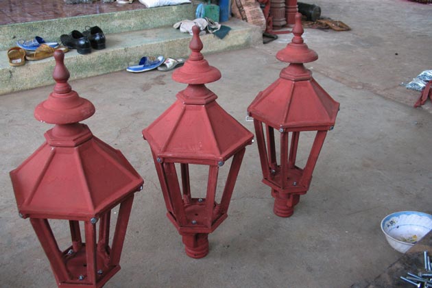 Cast iron Lamppost Top Lantern manufacturer