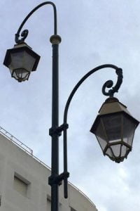 Lamp post light arm manufacture in Saudi Arabia