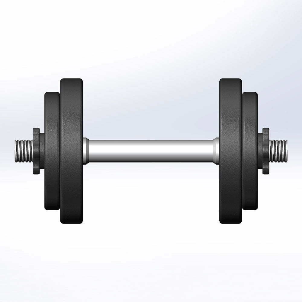 Yes4All D8UJ Cast Iron Adjustable Dumbbell for sale online 