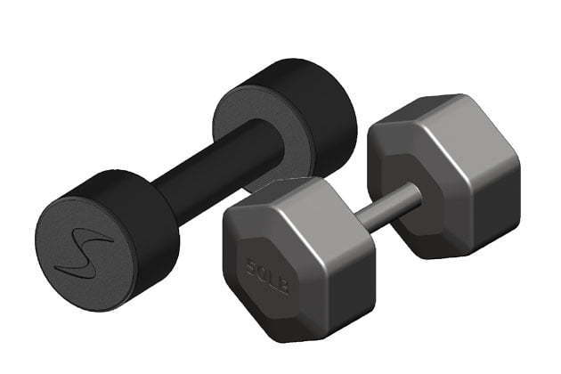 Choose the dumbbell according to shape