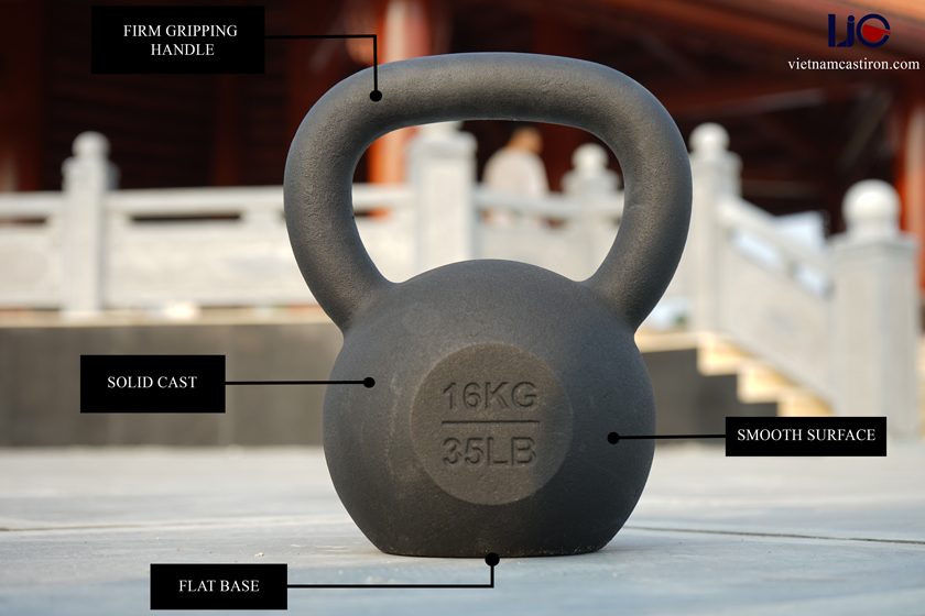 Classic Cast iron Kettlebell with Powder Coating