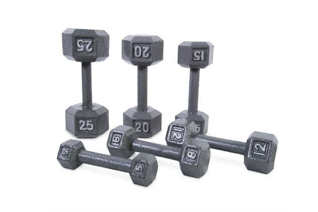 Cast iron dumbbell from CAP Barbell