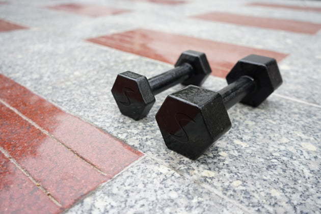 Dumbbells come in a range of selection