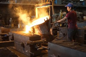 Foundry safety & foundry health hazards in metal casting workshop