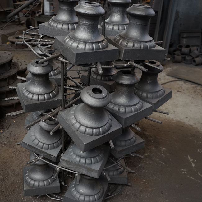 OEM grey iron casting bases