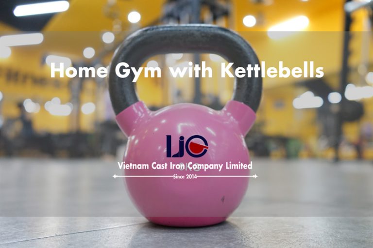 Home gym with Kettlebells