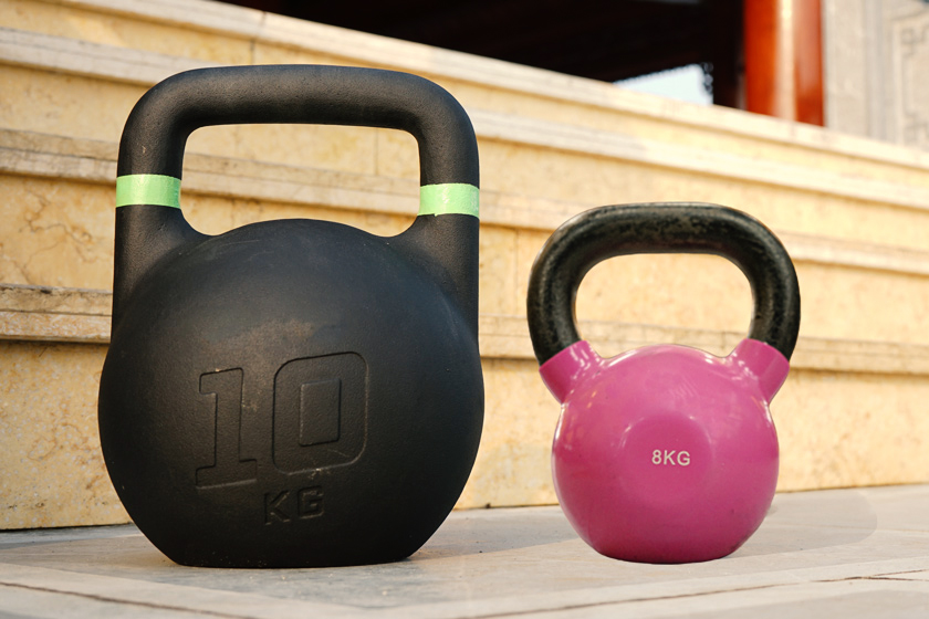 Team Kettlebell Sets - Color-Coded, Heavy-Duty Cast Iron Bells for