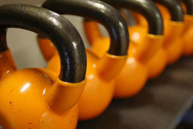 kettlebells