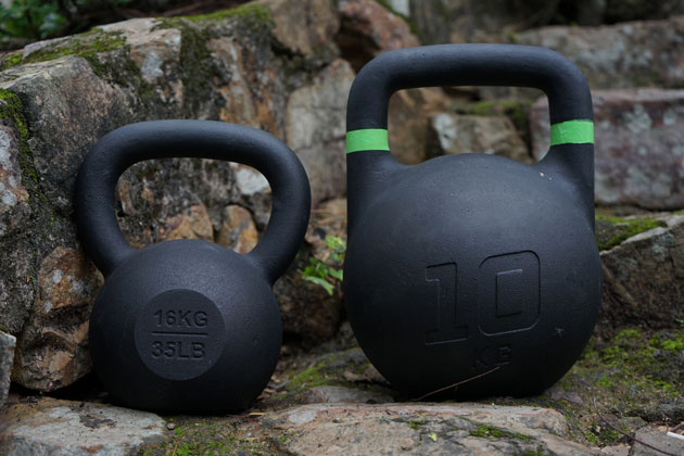 kettlebells